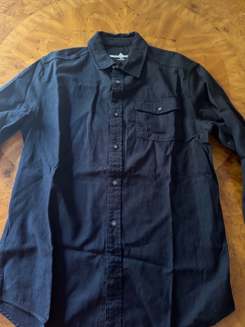 American Giant Highway Shirt - Navy Blue - Medium